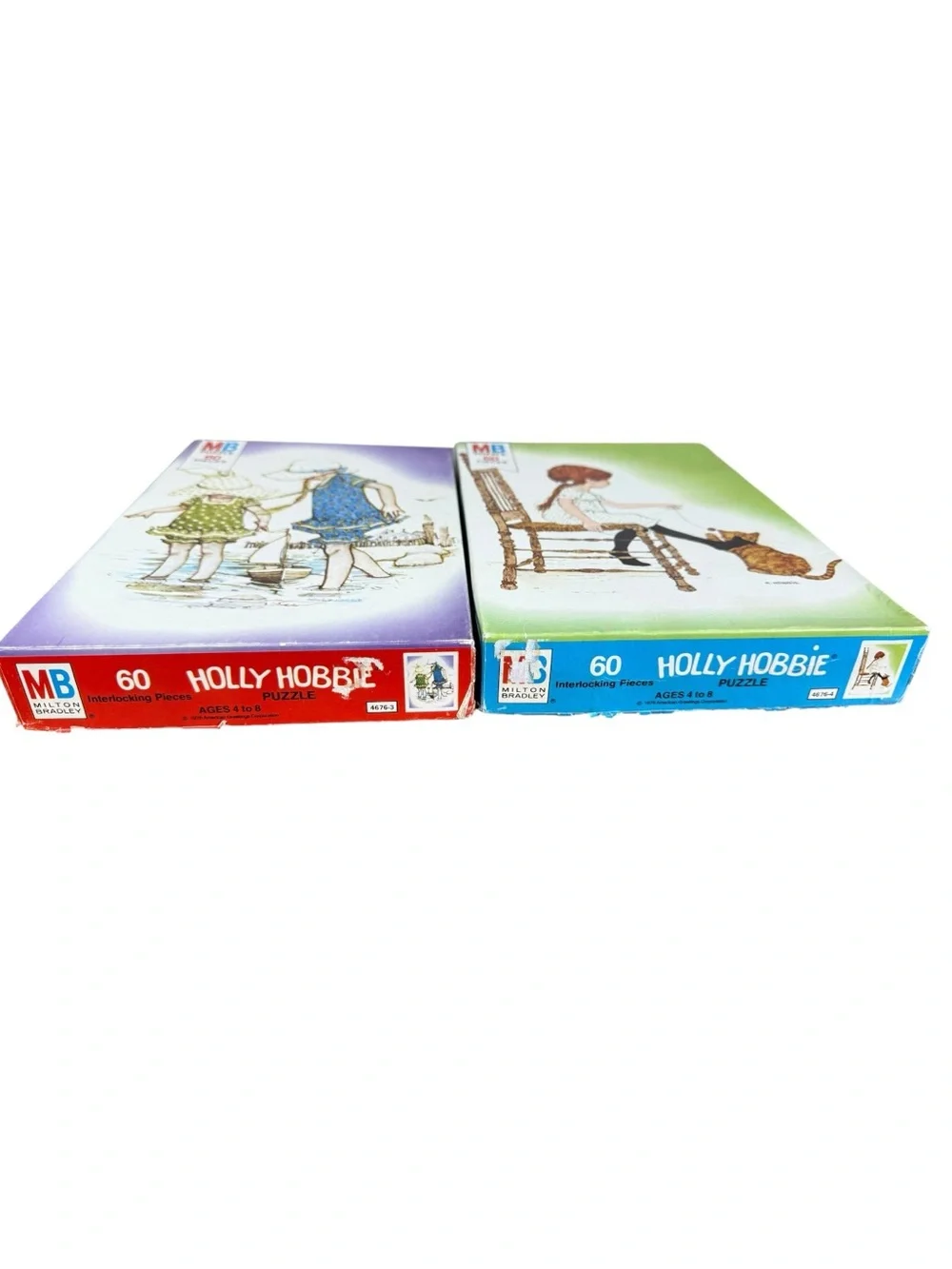 Vintage Holly Hobbie 60-Piece Puzzle Sets